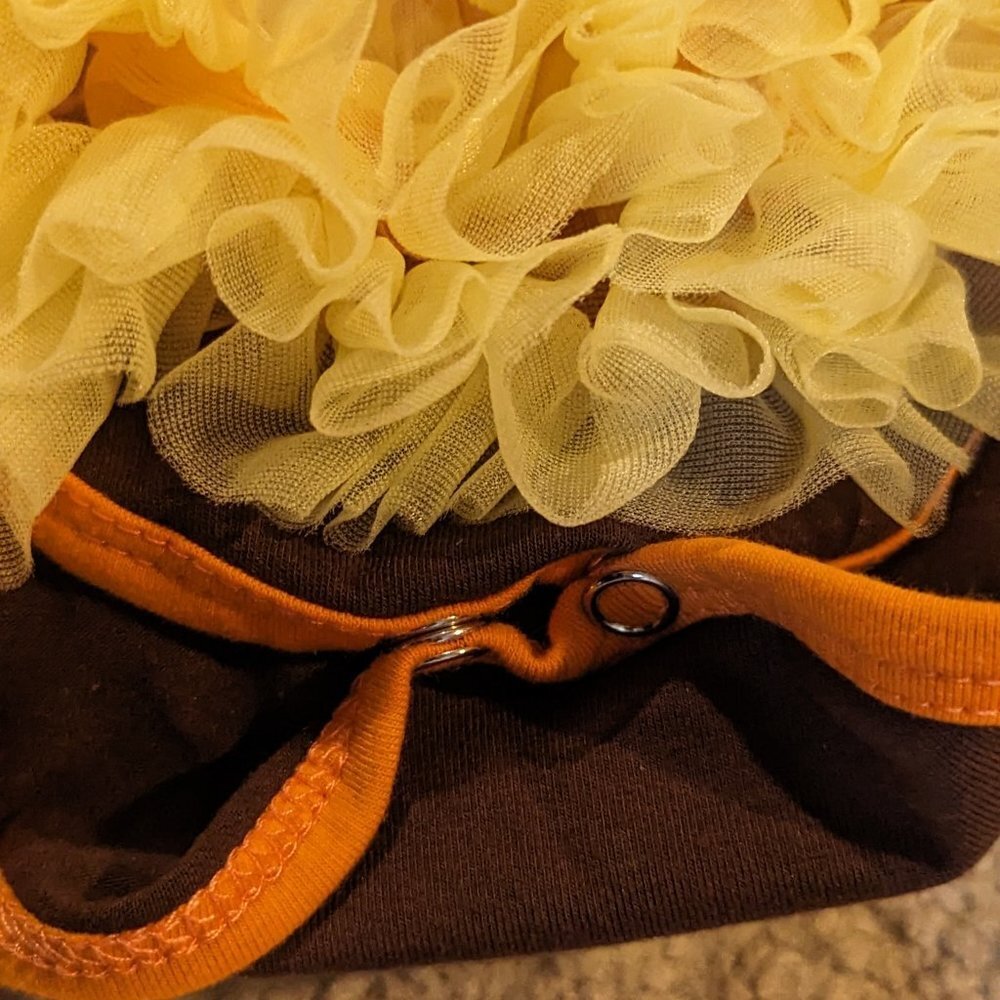 Thanksgiving Baby Girl Tutu Dress Studs Gobble Til You Wobble New 3-6M - Picture 6 of 8